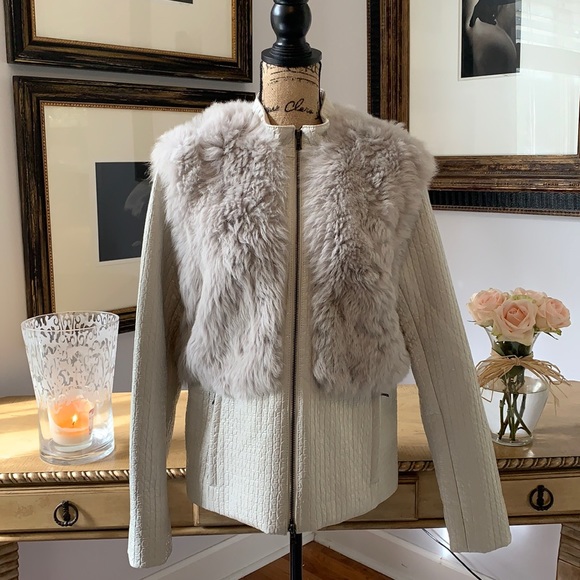 Robert Rodriguez Jackets & Blazers - Robert Rodriguez Shearling Fur Jacket Gray L 10